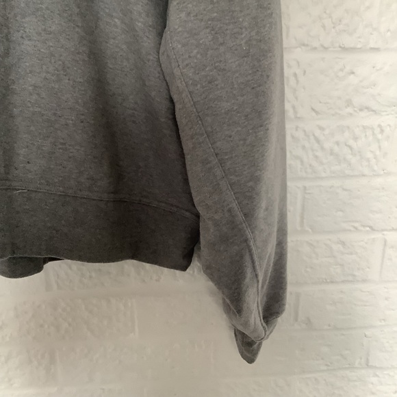 Nike Cropped Sweatshirt - Size M - Grey Marl - Large Swoosh - P2P 24โ - Picture 4 of 8